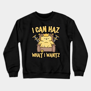 I Can Haz Crewneck Sweatshirt